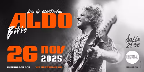 LIVE@ELEKTROBAU: ALDO BETTO [26\/11]