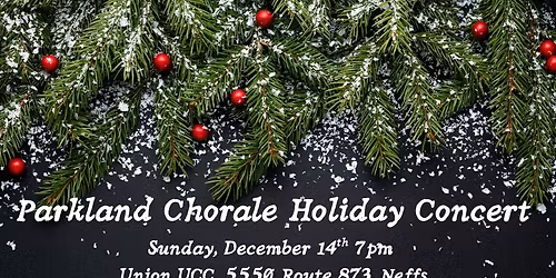 Parkland Chorale Holiday Concert