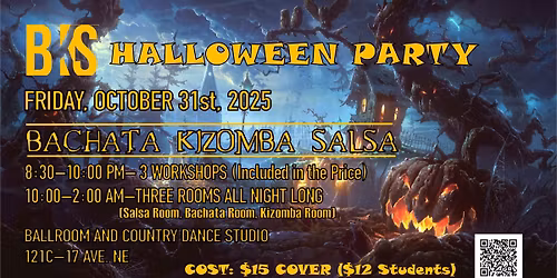 BKS (Bachata Kizomba Salsa) Halloween Party