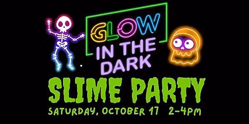 Glow in the Dark Slime Party