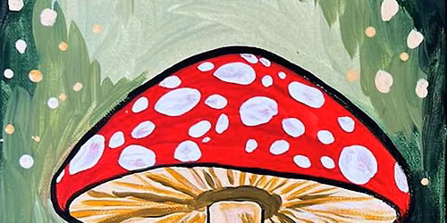 Toadstool Mushroom Paint Party