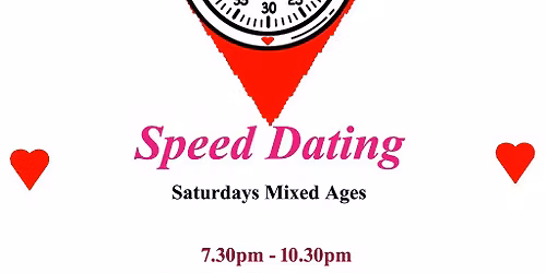 Speed dating mixed ages Saturdays