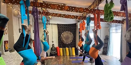 Flying Foundations: A Beginner's Aerial Yoga Workshop 