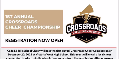 1st Annual Crossroads Cheer Championship 