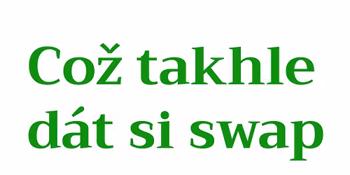 Co\u017e takhle d\u00e1t si swap? \ud83d\udc9a