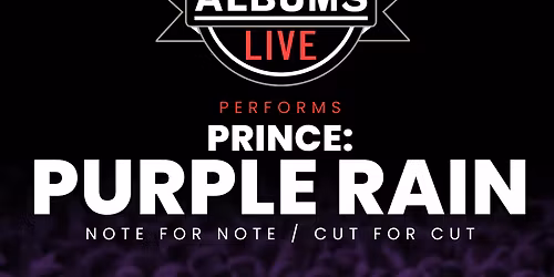 Purple Rain by Prince Classic Albums Live at Steinmetz Hall at Dr Phillips Center