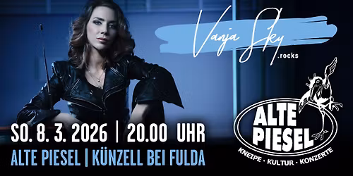 VANJA SKY | Access all areas Tour | der Blues aus diesem Jahrtausend
