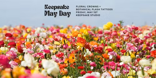 Keepsake May Day: Botanical Flash Tattoos + Floral Crowns