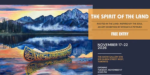 The Spirit of The Land - An Art Exhibition by Mykhaylo Petrukh