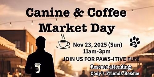 The Street Dog Project at Canines & Coffee at Frisco Fresh Market