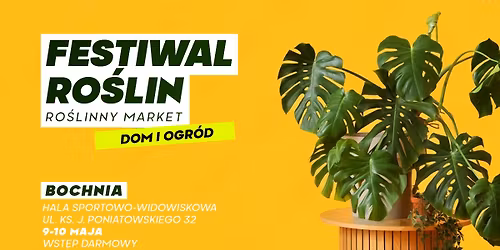 Festiwal Ro\u015blin w Bochni - wielki market ro\u015blin w supercenach