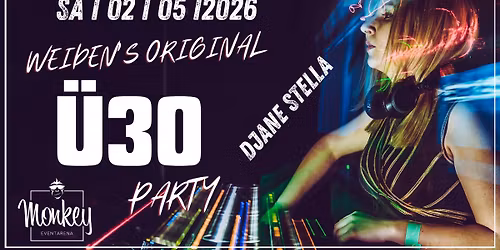 \u00dc30 PARTY WEIDEN'S ORIGINAL SA I02I05I2026 MONKEY WEIDEN