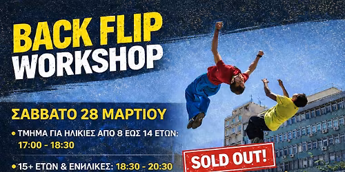 Back Flip Workshop (Kids & Adults)