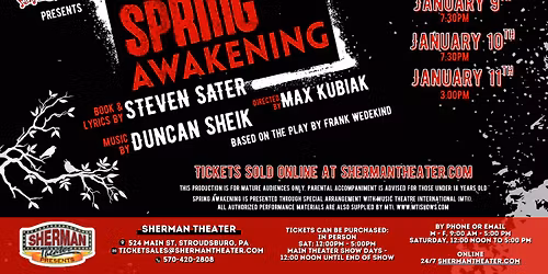 In2YouArts Presents Spring Awakening
