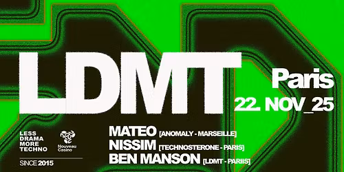 \ud83d\udd17 Less Drama More Techno [think global, dance local]