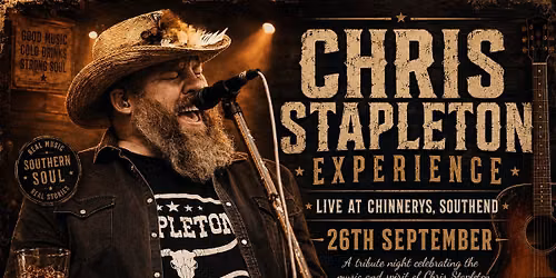 The Chris Stapleton Experience 26th September SOUTHEND