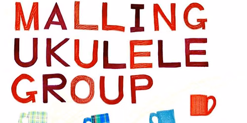 The Malling Ukulele Group in The Yard