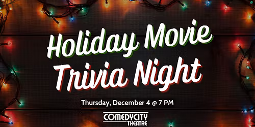 Holiday Movie Trivia Night
