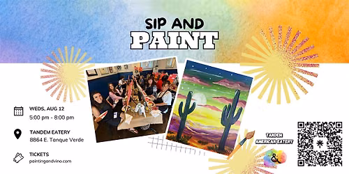 Dreamy Desert East Side Sip and Paint