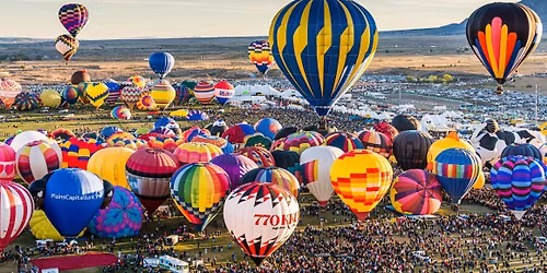 Albuquerque International Balloon Fiesta - Morning Session at Balloon Fiesta Park