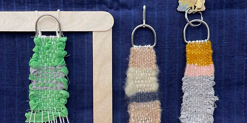 Introduction au tissage : fabriquez un porte-cl\u00e9 avec B\u00e9atrice Dubreuil