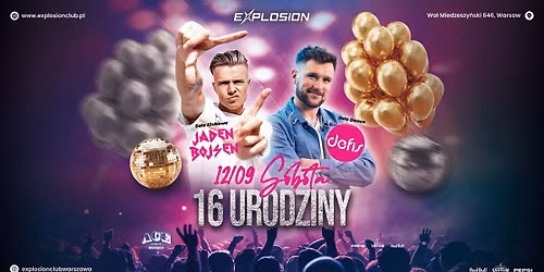 \u2606 16 URODZINY Explosion \ud83c\udf89 \u2606 JADEN BOJSEN & DEFIS