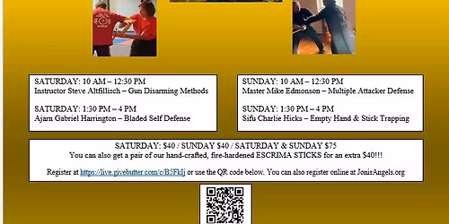 NORTHWEST EXTREME DEFENSE COLLABORATIVE - A Fundraising Event for the Joni's Angels Program