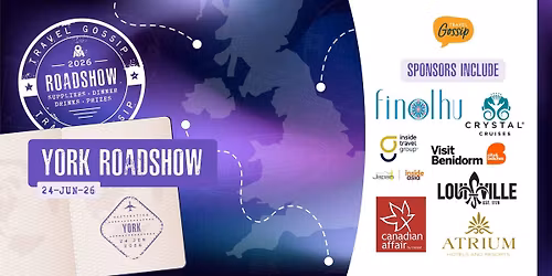 Travel Gossip Roadshow - York - Wednesday 24th June