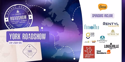 Travel Gossip Roadshow - York - Wednesday 24th June