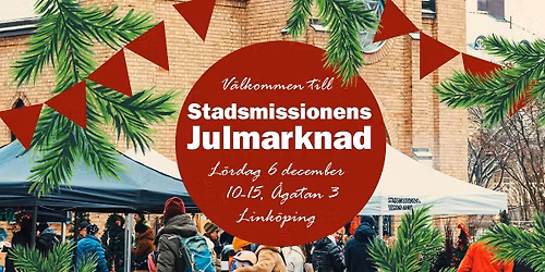Stadsmissionens Julmarknad - L\u00f6rdag 6 december
