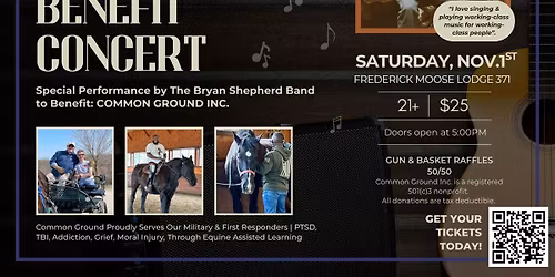 1st Annual Benefit Concert | Special Performance by The Bryan Shepherd Band