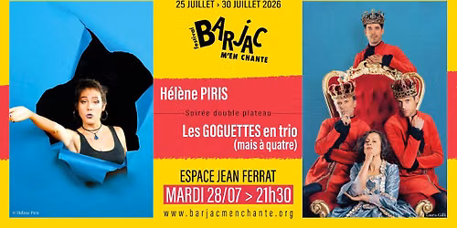 \u2728 Les Goguettes, en trio mais \u00e0 quatre \/  H\u00e9l\u00e8ne Piris-Kikteff  \u2728