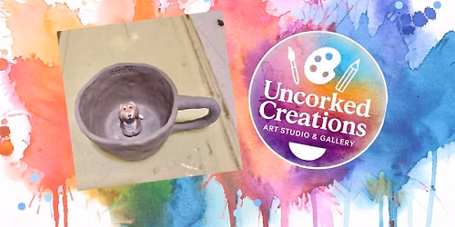 Clay Hand-building Custom Pet Peek-a-Boo Mug! 