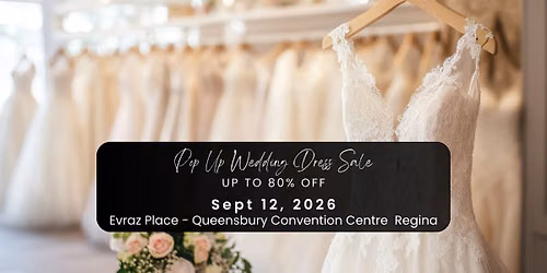 Regina Pop Up Wedding Dress Sale