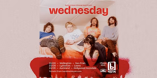 Wednesday 'Bleeds' NZ Tour - Auckland
