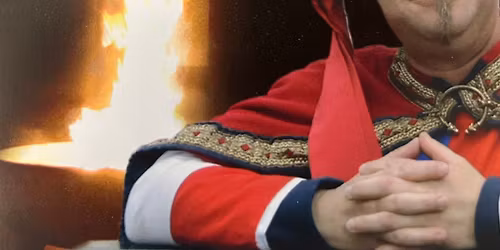 Ritteressen mit Gaukler