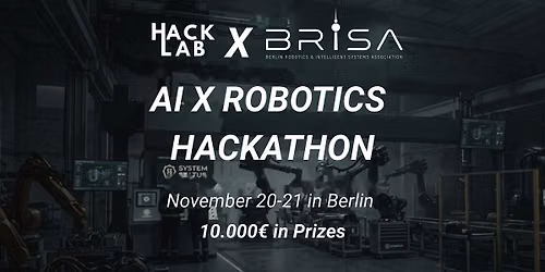 Berlin Robotics & AI hackathon - Hacklab X BRISA