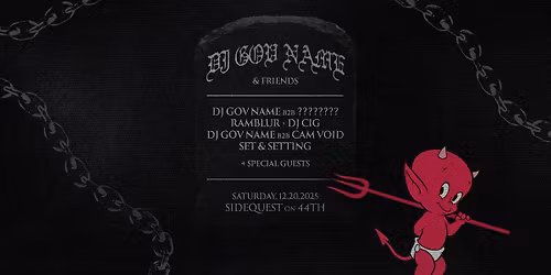 DJ Gov Name & Friends at SideQuest on 44th | PIttsburgh