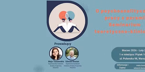 O psychoanalitycznej pracy z parami. Seminarium teoretyczno-kliniczne