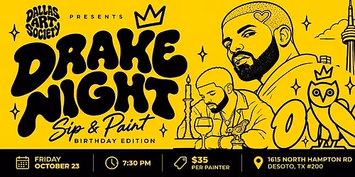 Drake Night Sip & Paint