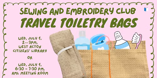 Sewing and Embroidery Club @ West