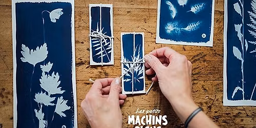 Atelier cyanotype - une d\u00e9couverte tout en bleue