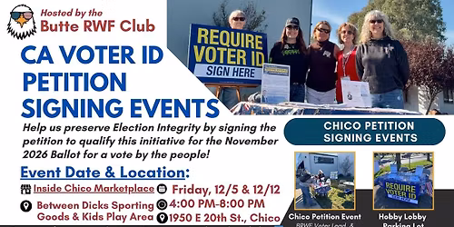 Voter ID Petition Signing Event
