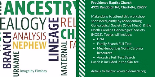Mecklenburg Genealogy Workshop