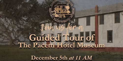 Guided Tour of the Pacetti Hotel Museum