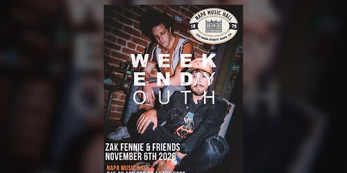 Weekend Youth with Zak Fennie & Friends and Top Secret Robot Alliance