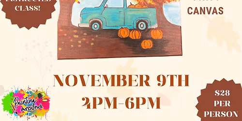 \ud83d\udefb\ud83c\udf83 Harvest Truck Pumpkin Class \ud83c\udf83\ud83d\udefb