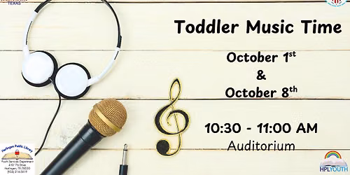 Toddler Music Time: October 2026