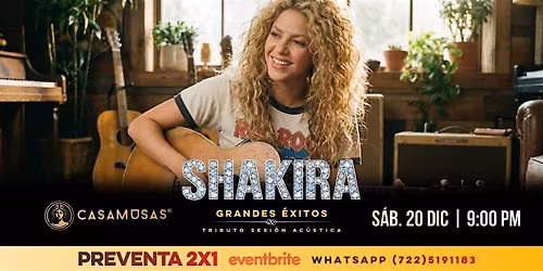 SHAKIRA \u00b7 Grandes \u00c9xitos \u00b7 Tributo Sesi\u00f3n Ac\u00fastica