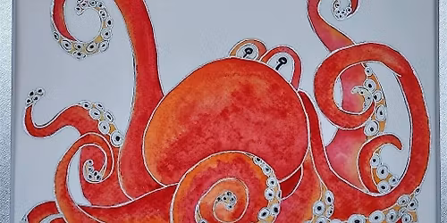 Oliver the Octopus Watercolor Painting Class